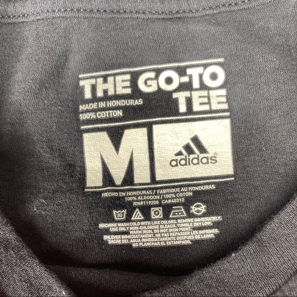 Adidas NCSU Wolfpack Black T-shirt Size Medium - Picture 5 of 5